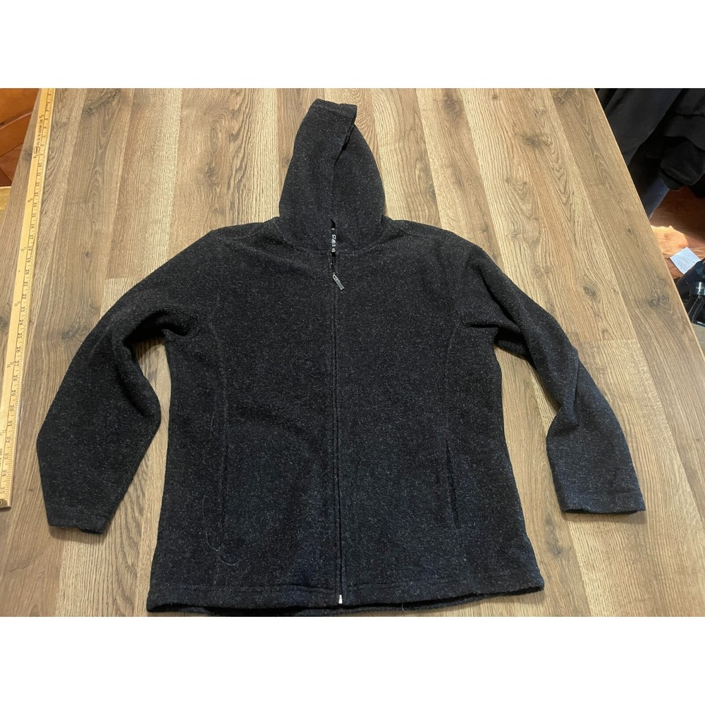 Carolyn Taylor By Design Hoodie, Women's Size Medium, Black, Full Zip, Pockets